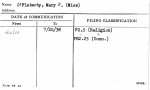 O'Flaherty, Mary P. (Miss)