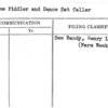 Old Time Fiddler and Dance Set Caller