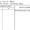 O'Leary, Alice M. (Miss)