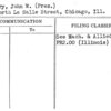 O'Leary, John W. (Pres.)