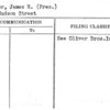 Oliver, James H. (Pres.)