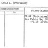Olney, Louis A. (Professor)