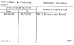 O'Neal, X. Frederick Executive Secretary
