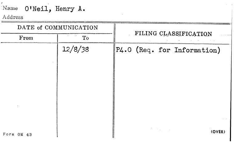 O'Neil, Henry A. - NYPL Digital Collections