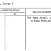 Oneto, George J.