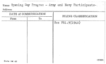 Opening Day Program - Army and Navy Participants-