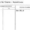 Opening Day Program - Expenditures