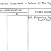 Operations Department - Orders Of The Day