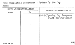 Operations Department - Orders Of The Day