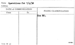Operations for 7/4/38