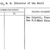 O'Reilly, M.M. (Director of the Mint)