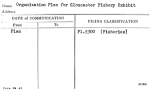 Organization Plan for Gloucester Fishery Exhibit