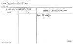 Organization Plans