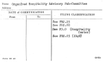 Organized Hospitality Advisory Sub-Committee