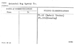 Oriental Rug Agency Co.