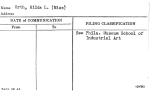 Orth, Hilda L. (Miss)