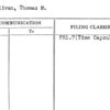 O'Sullivan, Thomas M.