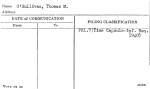 O'Sullivan, Thomas M.