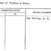 Outline of Studies & Plans