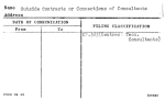 Outside Contracts or Connections of Consultants