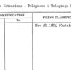 Outside Extensions - Telephone & Telegraph Division