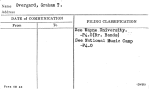 Overgard, Graham T.