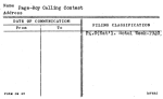 Page-Boy Calling Contest