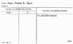 Page, Parker W. (Mrs)