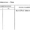 Paid Admissions - Form