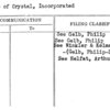 Palace of Crystal, Incorporated