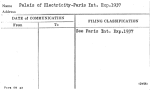 Palais of Electricity-Paris Int. Exp.1937