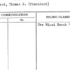 Pancoast, Thomas J. (President)