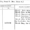 Parcells, Frank H. (Mrs. Elise H.)