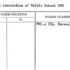 Parents Association of Public School 500