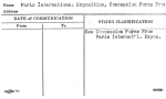 Paris International Exposition, Concession Forms From