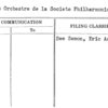 Paris Orchestre de la Societe Philharmonique