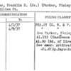 Parker, Franklin E. (Jr.) (Parker, Finley & Benjamin)
