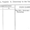 Parker, Virginia D. (Secretary to the Director)