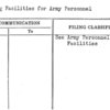 Parking Facilities for Army Personnel