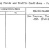 Parking Fields and Traffic Conditions - Publicity