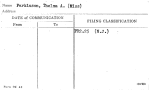 Parkinson, Thelma A. (Miss)