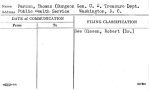 Parson, Thomas (Surgeon Gen. U.S. Treasure Dept.