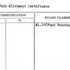 Part Paid Allotment Certificate