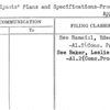Participants' Plans and Specifications-Procedure for Approval of