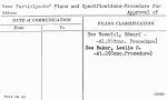 Participants' Plans and Specifications-Procedure for Approval of