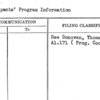 Participants' Program Information