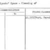Participants' Space - Cleaning of