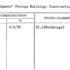 Participants' Storage Building- Construction of