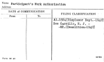 Participant's Work Authorization