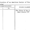 Participation of an American Dealer of Foreign Manufacturer